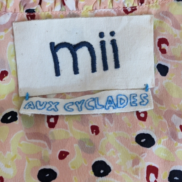 MII Silk Multicolor Print Maxi Dress ,L, EUC - Picture 6 of 8